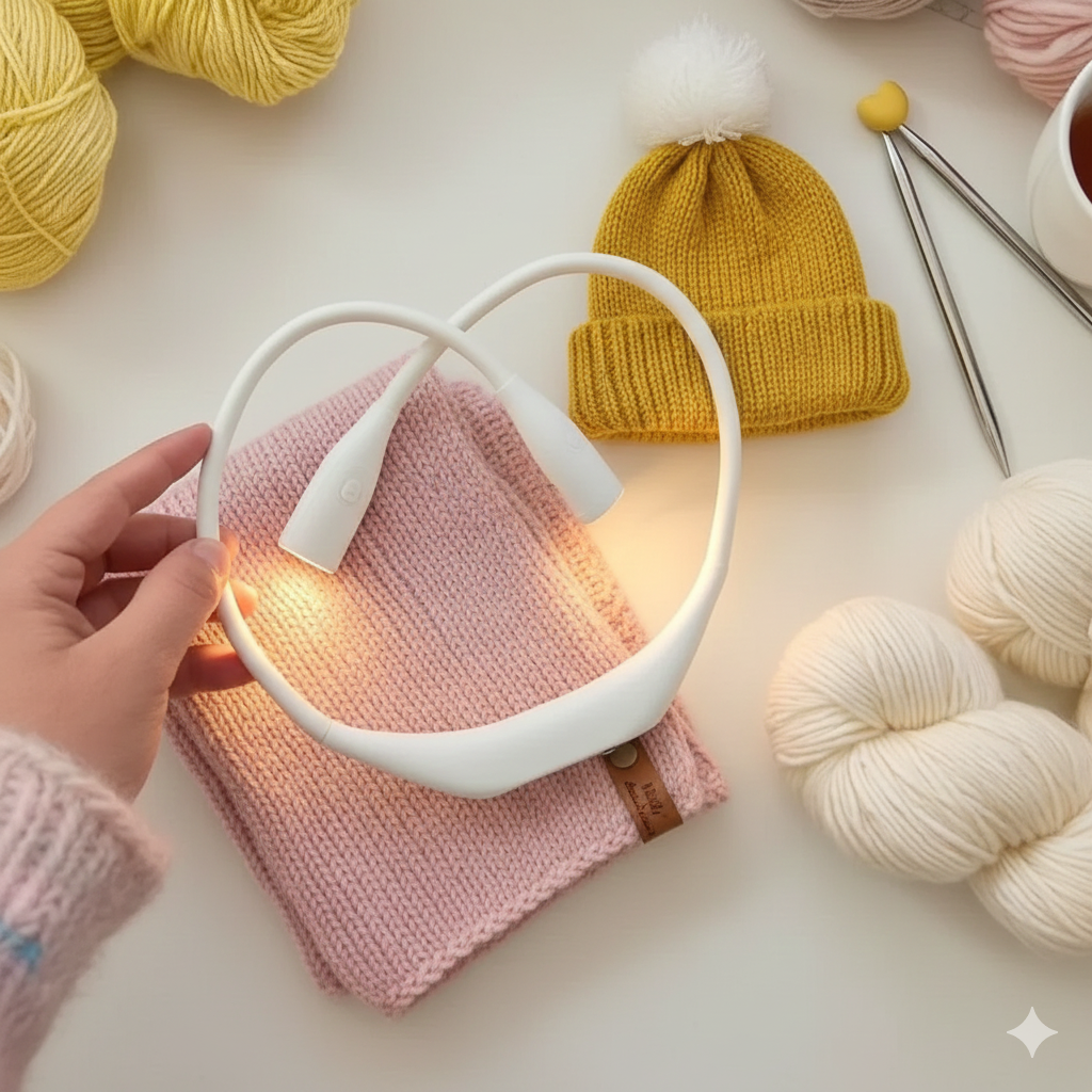 Lumos Knitting Light – See Every Stitch Anywhere